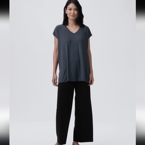 Eileen Fisher Fine Jersey Square Top Pink Medium M - Picture 7 of 7